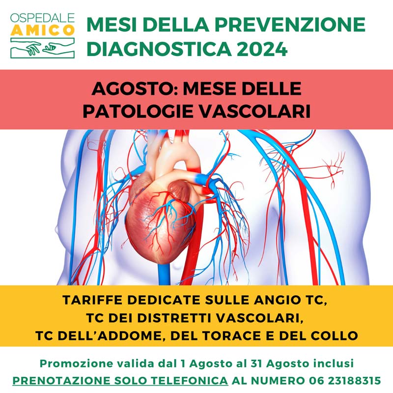 Agosto – Mese della prevenzione delle patologie vascolari